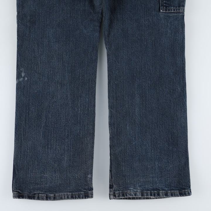 Dickies denim painter pants for men, equivalent to W34 cotton blue type Vintage Second Hand