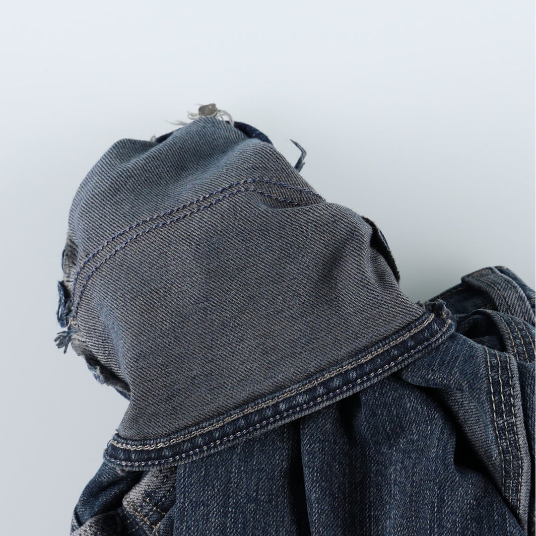 Dickies denim painter pants for men, equivalent to W34 cotton blue type Vintage Second Hand
