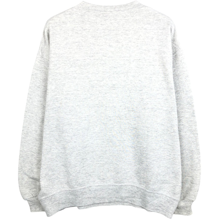 90'S Russell College Sweatshirt, Made in USA, Men's XL, Vintage cotton gray type Vintage Second Hand