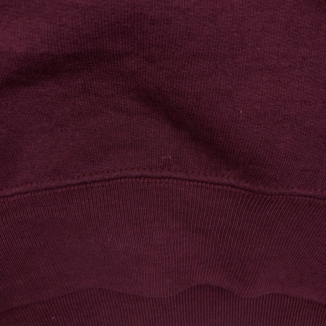 Jerzees 762 College Sweatshirt, Men's XXL equivalent, Vintage. cotton wine-red Vintage Second Hand