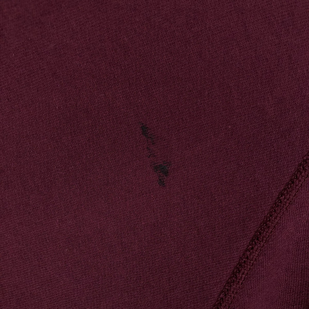 Jerzees 762 College Sweatshirt, Men's XXL equivalent, Vintage. cotton wine-red Vintage Second Hand