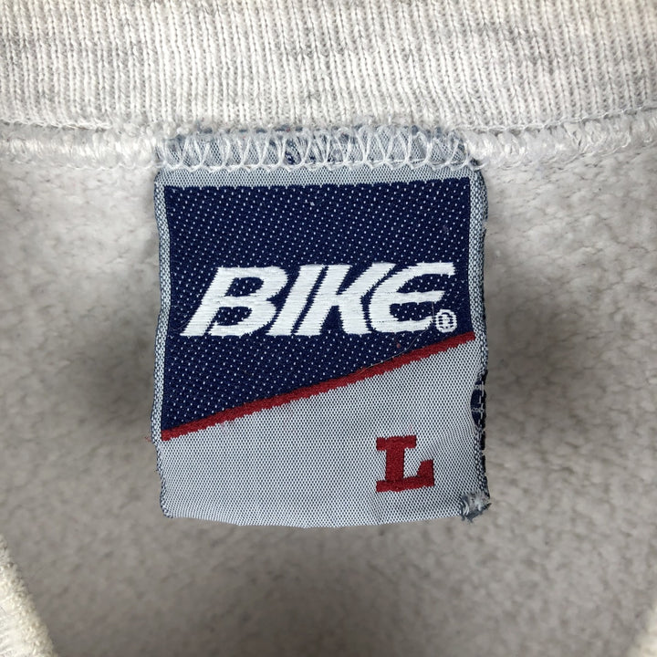 Vintage 90'S BIKE college sweatshirt, made in the USA, size L, men's cotton gray type Vintage Second Hand