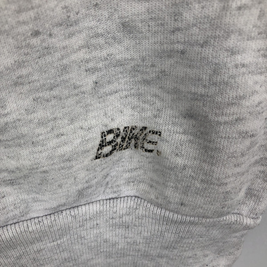 Vintage 90'S BIKE college sweatshirt, made in the USA, size L, men's cotton gray type Vintage Second Hand
