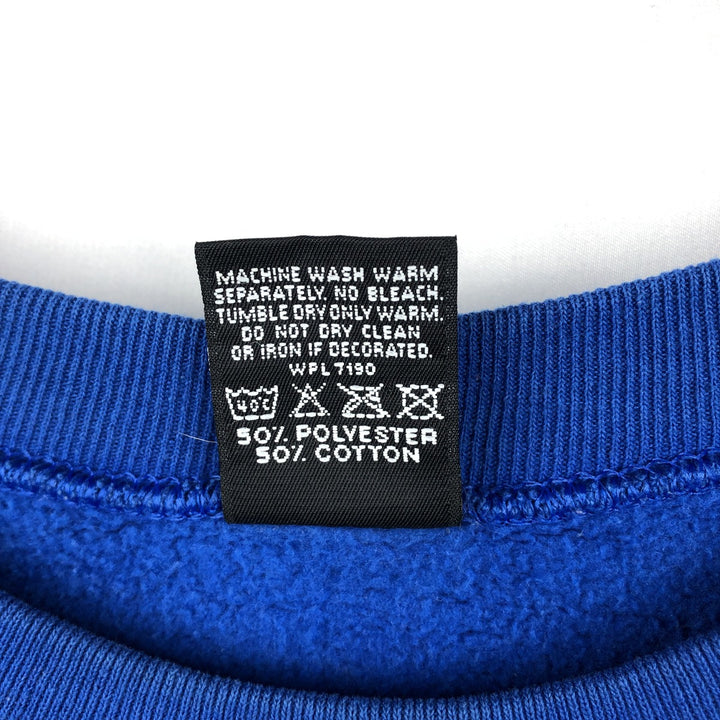 90'S Miller HL MILLER GOLD College Sweatshirt, Made in USA, Men's Size M (approx.), Vintage polyester blue type Vintage Second Hand