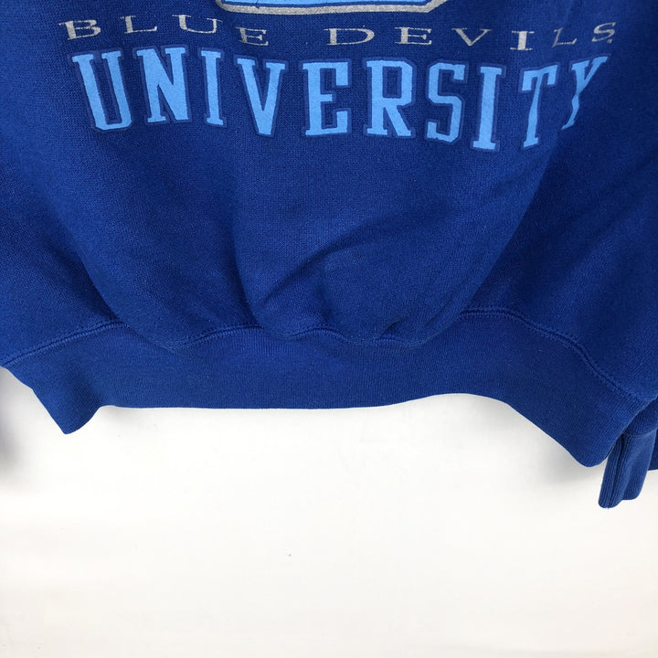 90'S Miller HL MILLER GOLD College Sweatshirt, Made in USA, Men's Size M (approx.), Vintage polyester blue type Vintage Second Hand
