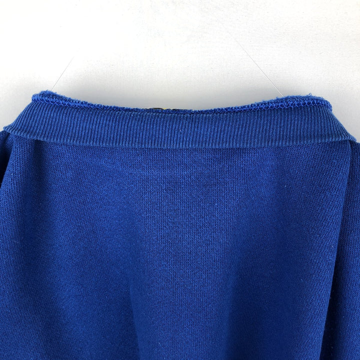 90'S Miller HL MILLER GOLD College Sweatshirt, Made in USA, Men's Size M (approx.), Vintage polyester blue type Vintage Second Hand