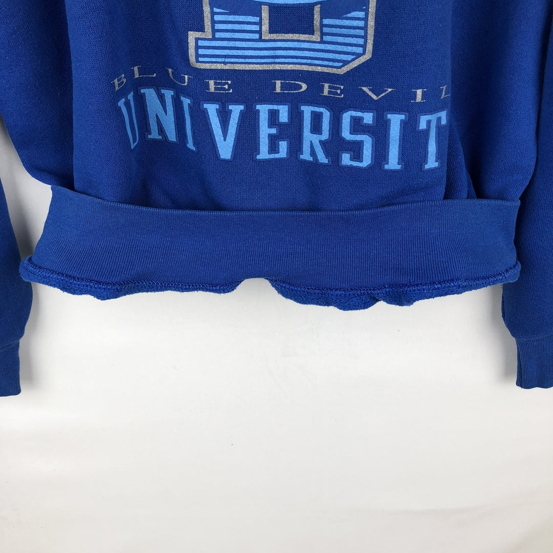 90'S Miller HL MILLER GOLD College Sweatshirt, Made in USA, Men's Size M (approx.), Vintage polyester blue type Vintage Second Hand