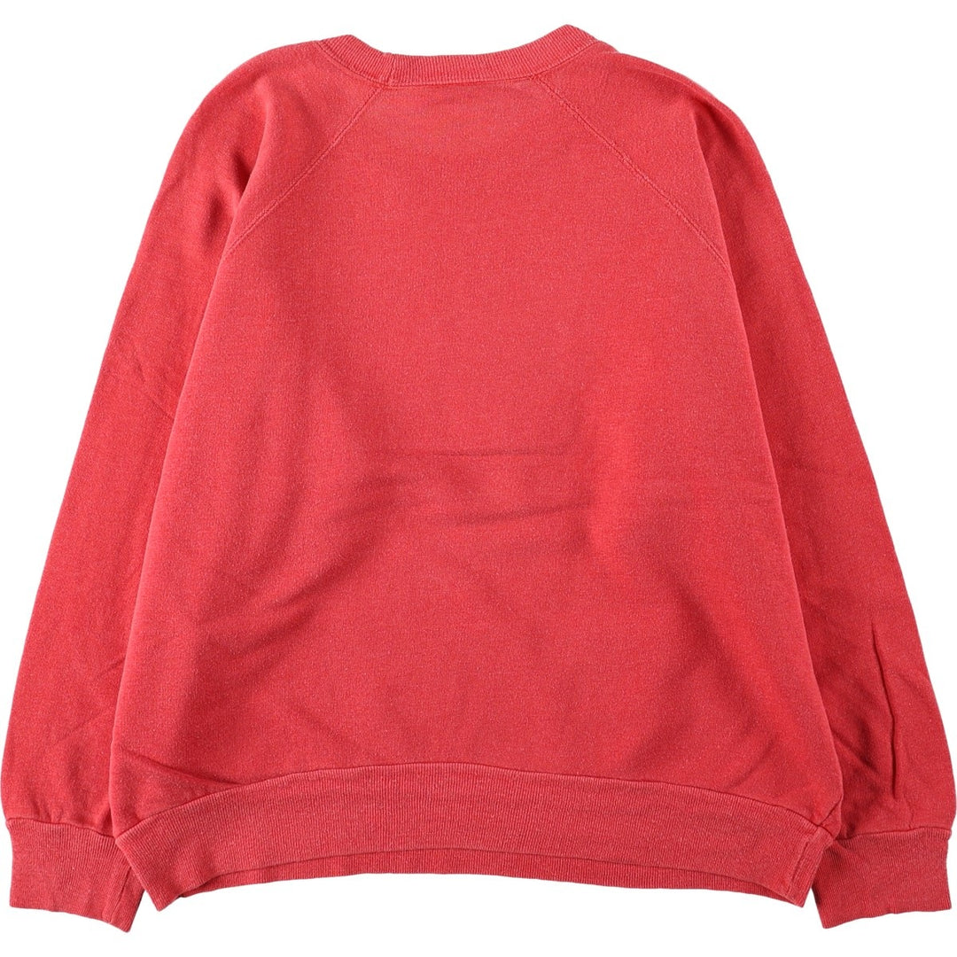 Vintage college sweatshirt, size L, men's unclear red type Vintage Second Hand