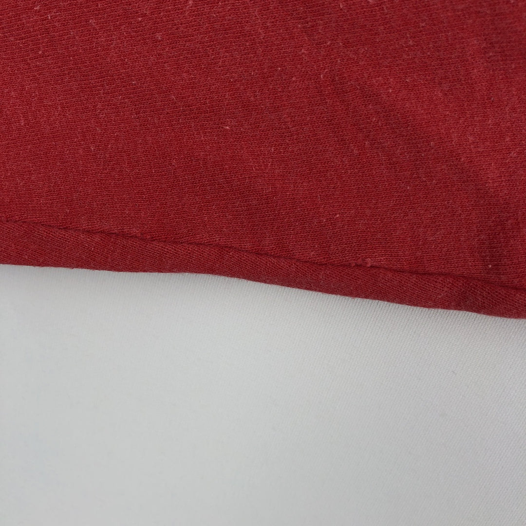 Vintage college sweatshirt, size L, men's unclear red type Vintage Second Hand