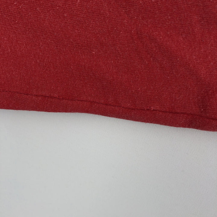 Vintage college sweatshirt, size L, men's unclear red type Vintage Second Hand