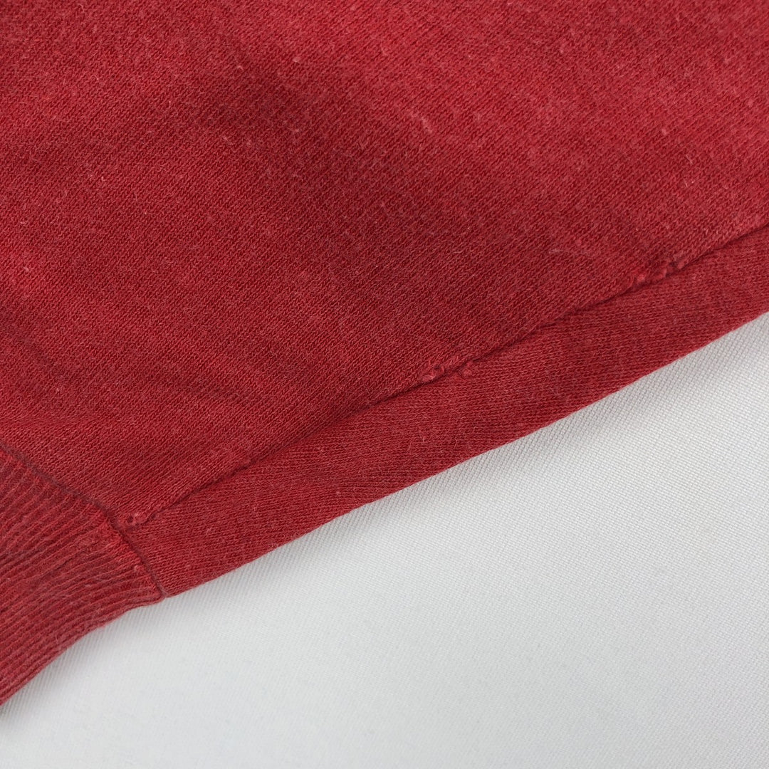 Vintage college sweatshirt, size L, men's unclear red type Vintage Second Hand