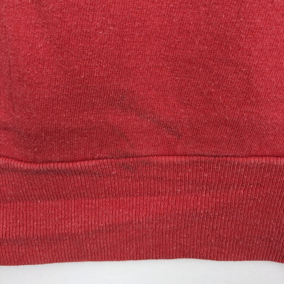 Vintage college sweatshirt, size L, men's unclear red type Vintage Second Hand