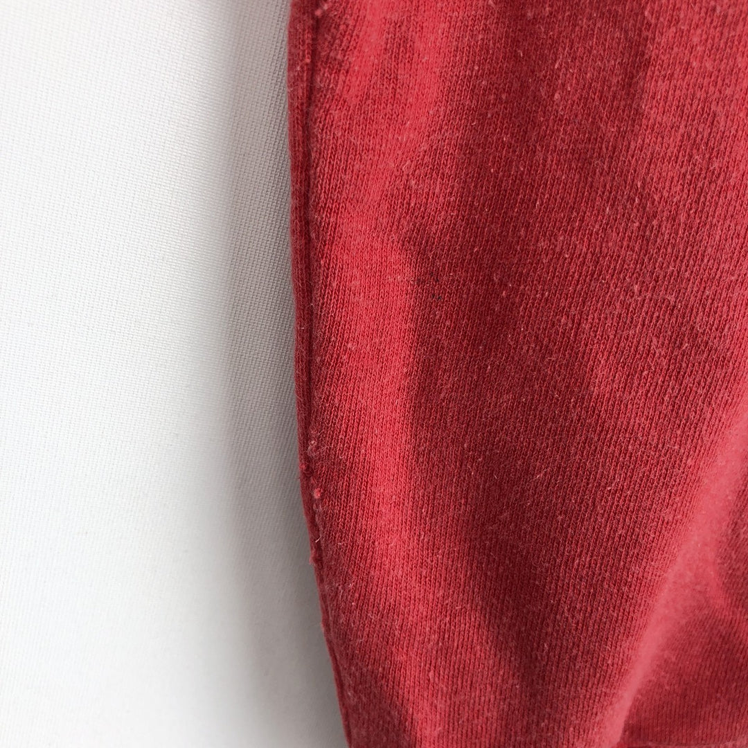 Vintage college sweatshirt, size L, men's unclear red type Vintage Second Hand