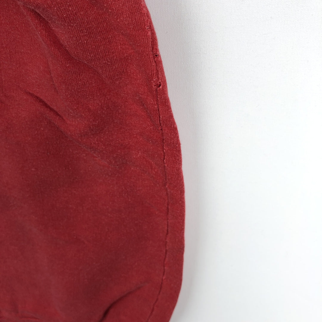 Vintage college sweatshirt, size L, men's unclear red type Vintage Second Hand