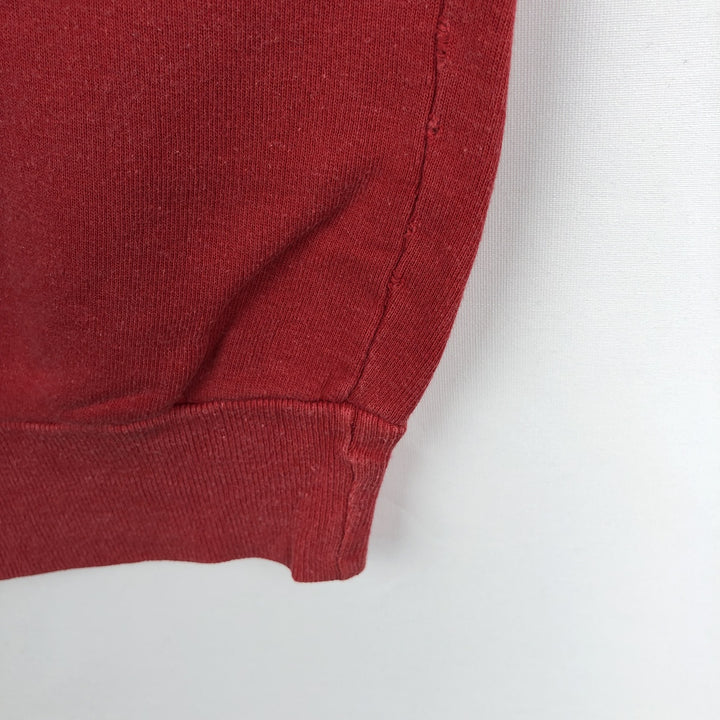 Vintage college sweatshirt, size L, men's unclear red type Vintage Second Hand