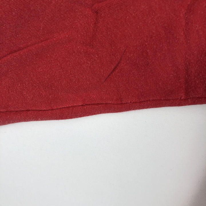 Vintage college sweatshirt, size L, men's unclear red type Vintage Second Hand