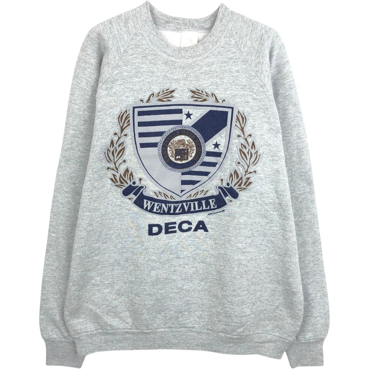 90'S Fruit of the Loom College Sweatshirt, Men's Size XL (approx.), Vintage unclear gray type Vintage Second Hand