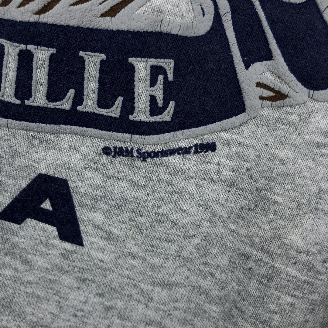 90'S Fruit of the Loom College Sweatshirt, Men's Size XL (approx.), Vintage unclear gray type Vintage Second Hand