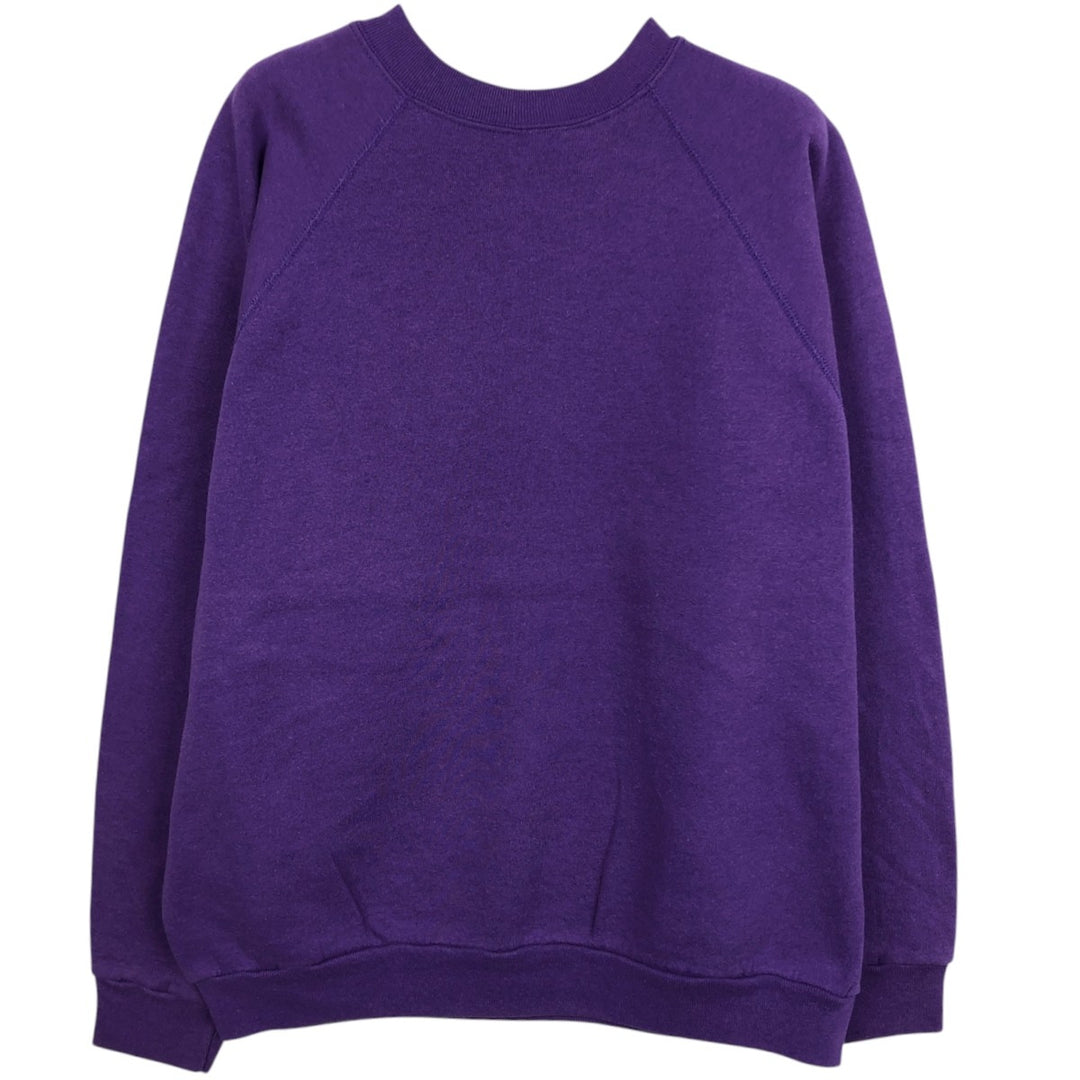 Vintage 90'S Tultex college sweatshirt, made in the USA, size L, men's cotton purple type Vintage Second Hand