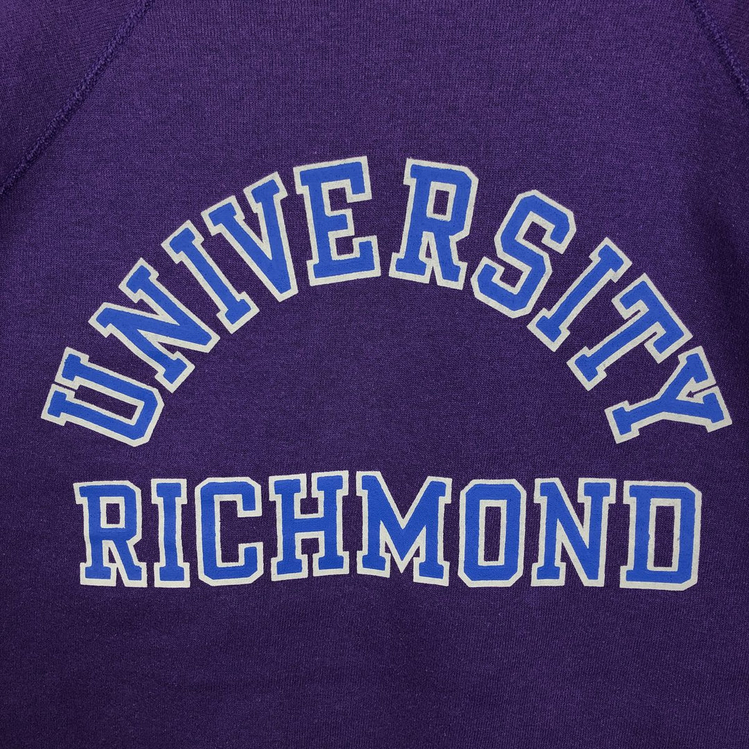 Vintage 90'S Tultex college sweatshirt, made in the USA, size L, men's cotton purple type Vintage Second Hand