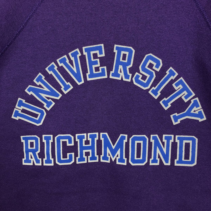 Vintage 90'S Tultex college sweatshirt, made in the USA, size L, men's cotton purple type Vintage Second Hand