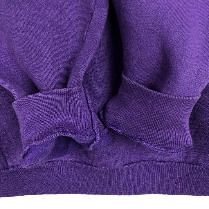 Vintage 90'S Tultex college sweatshirt, made in the USA, size L, men's cotton purple type Vintage Second Hand