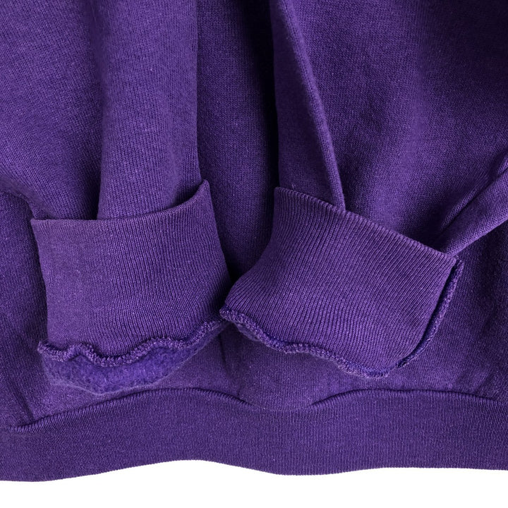 Vintage 90'S Tultex college sweatshirt, made in the USA, size L, men's cotton purple type Vintage Second Hand
