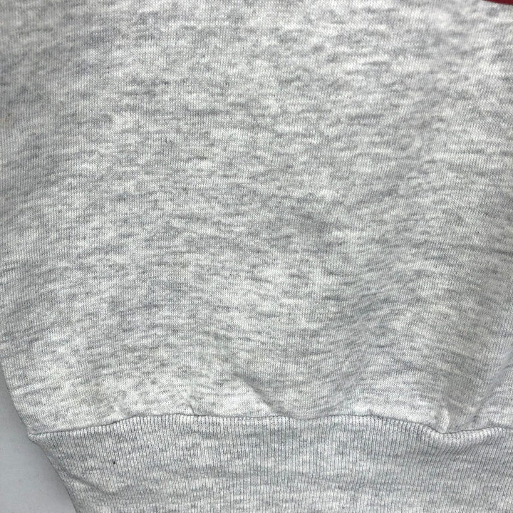 Vintage 90'S Jerzees college sweatshirt, made in the USA, size L, men's polyester gray type Vintage Second Hand