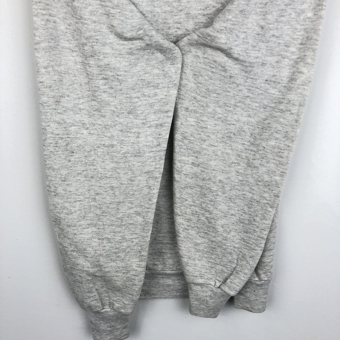 Vintage 90'S Jerzees college sweatshirt, made in the USA, size L, men's polyester gray type Vintage Second Hand