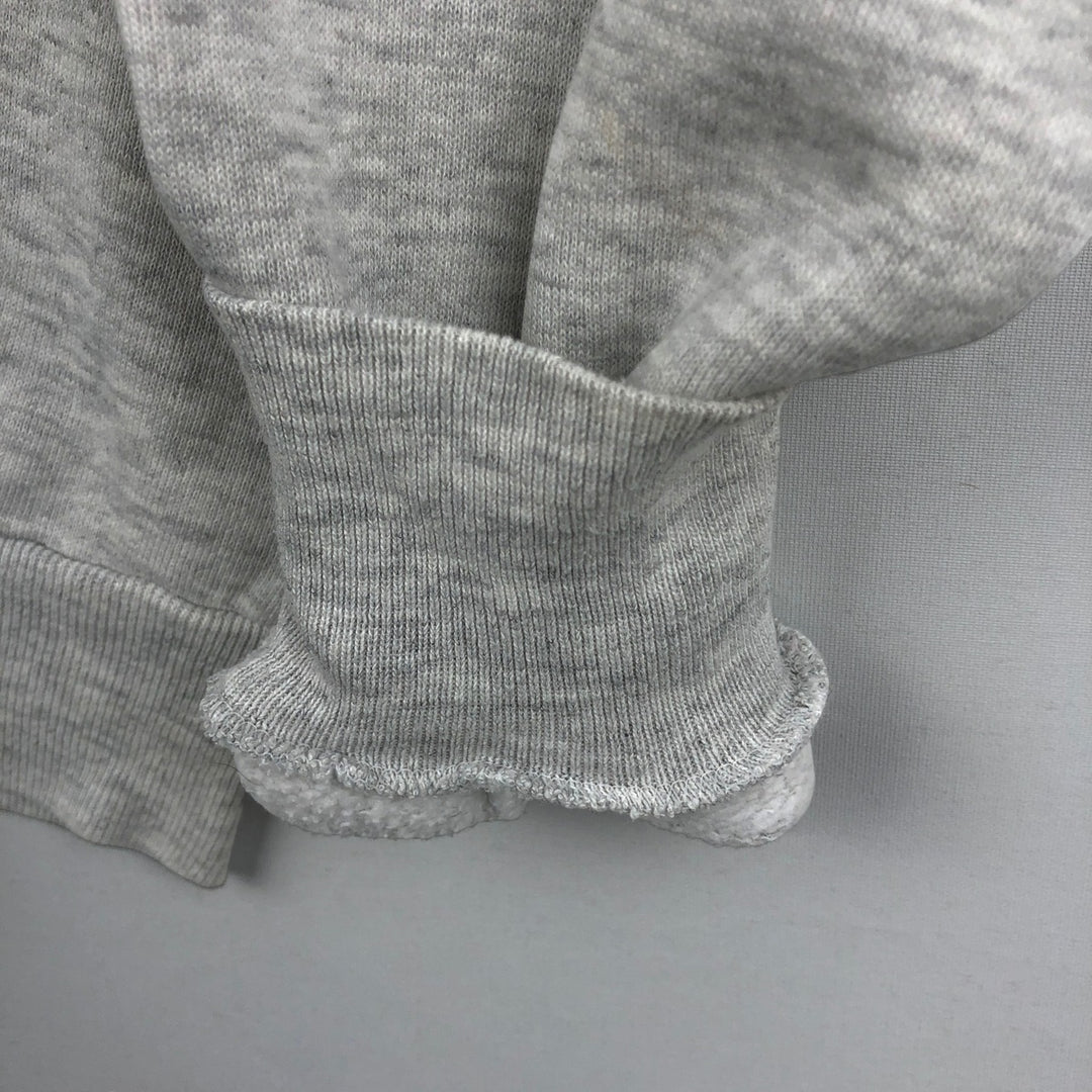 Vintage 90'S Jerzees college sweatshirt, made in the USA, size L, men's polyester gray type Vintage Second Hand