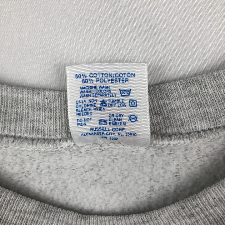 Vintage 1980'S Jerzees college sweatshirt, made in the USA, men's size XL cotton gray type Vintage Second Hand