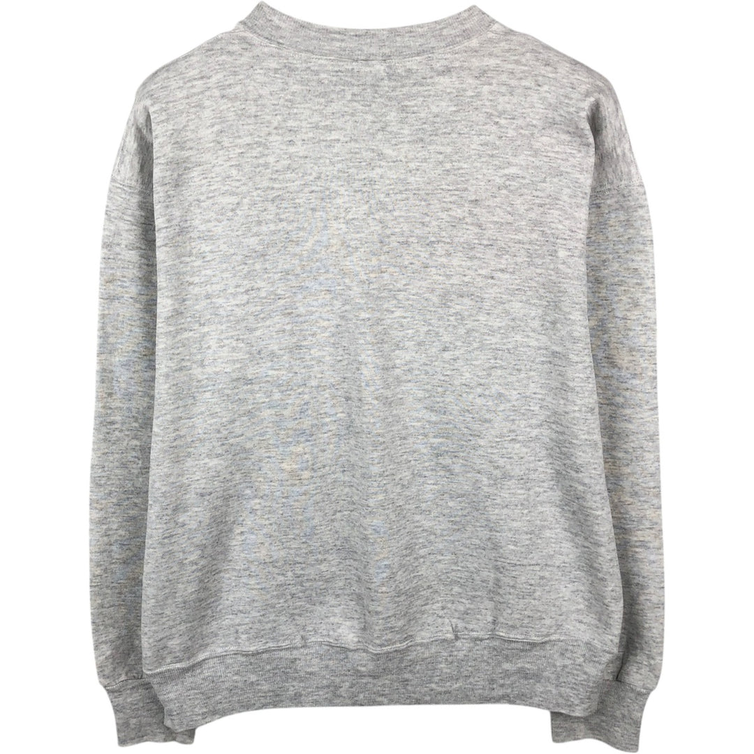 90'S Russell College Sweatshirt, Made in USA, Men's L, Vintage cotton gray type Vintage Second Hand