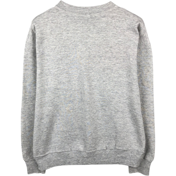 90'S Russell College Sweatshirt, Made in USA, Men's L, Vintage cotton gray type Vintage Second Hand
