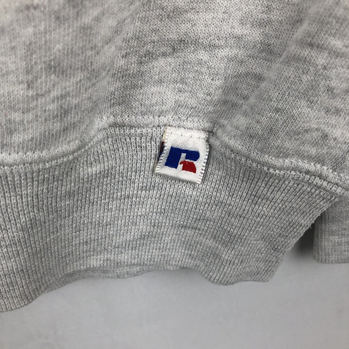 90'S Russell College Sweatshirt, Made in USA, Men's M, Vintage cotton gray type Vintage Second Hand