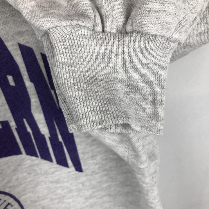 90'S Russell College Sweatshirt, Made in USA, Men's M, Vintage cotton gray type Vintage Second Hand
