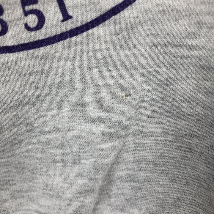90'S Russell College Sweatshirt, Made in USA, Men's M, Vintage cotton gray type Vintage Second Hand