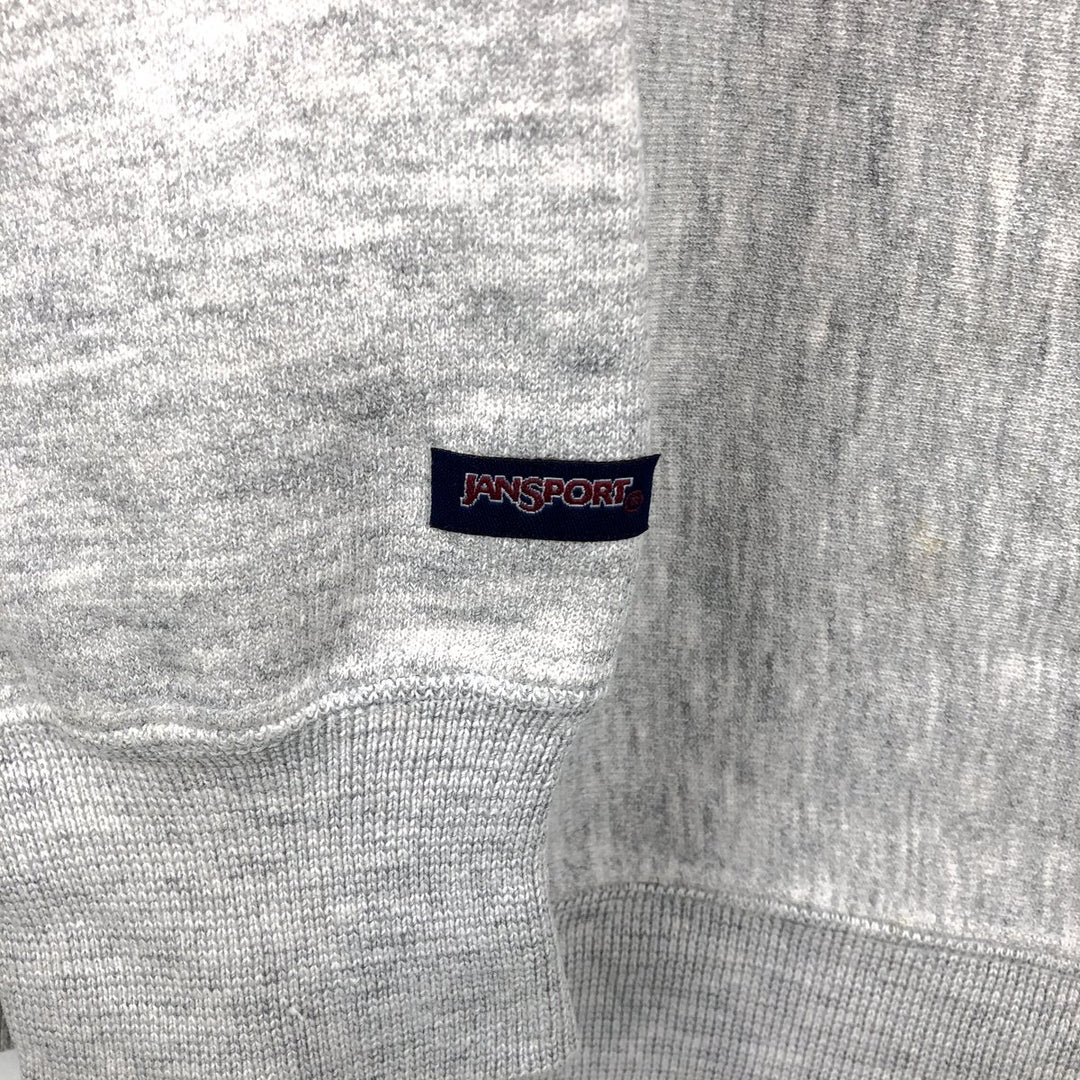 90'S JanSport Ohio State University College Sweatshirt, Made in USA, Men's XL equivalent, Vintage unclear gray type Vintage Second Hand