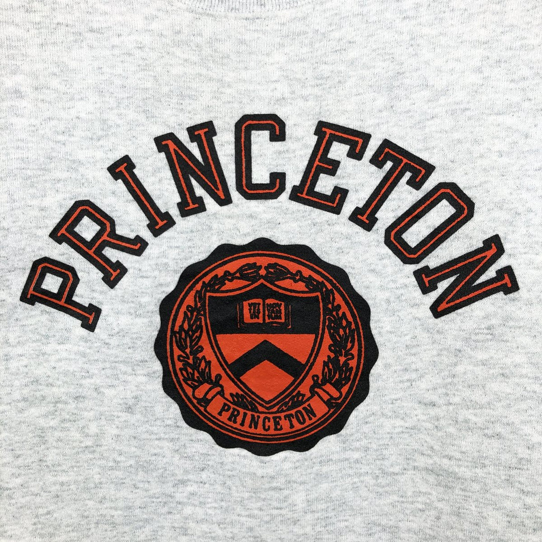 Fruit of the Loom College Sweatshirt, Made in USA, Men's XL equivalent, Vintage. cotton gray type Vintage Second Hand