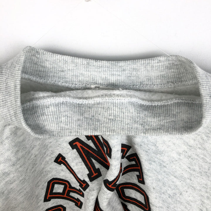 Fruit of the Loom College Sweatshirt, Made in USA, Men's XL equivalent, Vintage. cotton gray type Vintage Second Hand