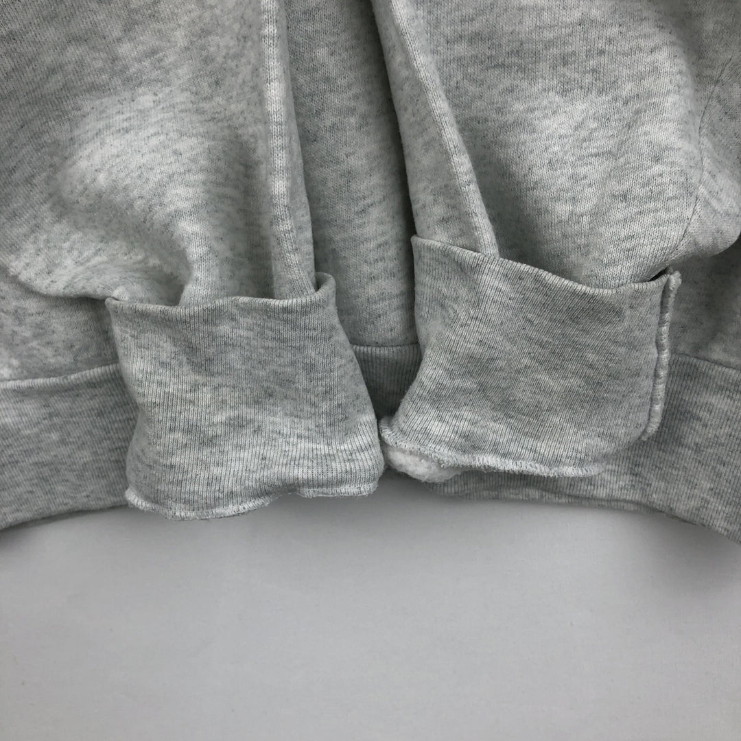 Fruit of the Loom College Sweatshirt, Made in USA, Men's XL equivalent, Vintage. cotton gray type Vintage Second Hand