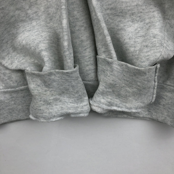Fruit of the Loom College Sweatshirt, Made in USA, Men's XL equivalent, Vintage. cotton gray type Vintage Second Hand