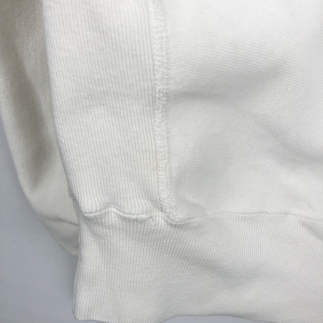 90'S MVP Michigan State University College Sweatshirt, Made in USA, Men's Size M (Equivalent), Vintage unclear white type Vintage Second Hand