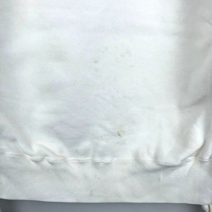 90'S MVP Michigan State University College Sweatshirt, Made in USA, Men's Size M (Equivalent), Vintage unclear white type Vintage Second Hand