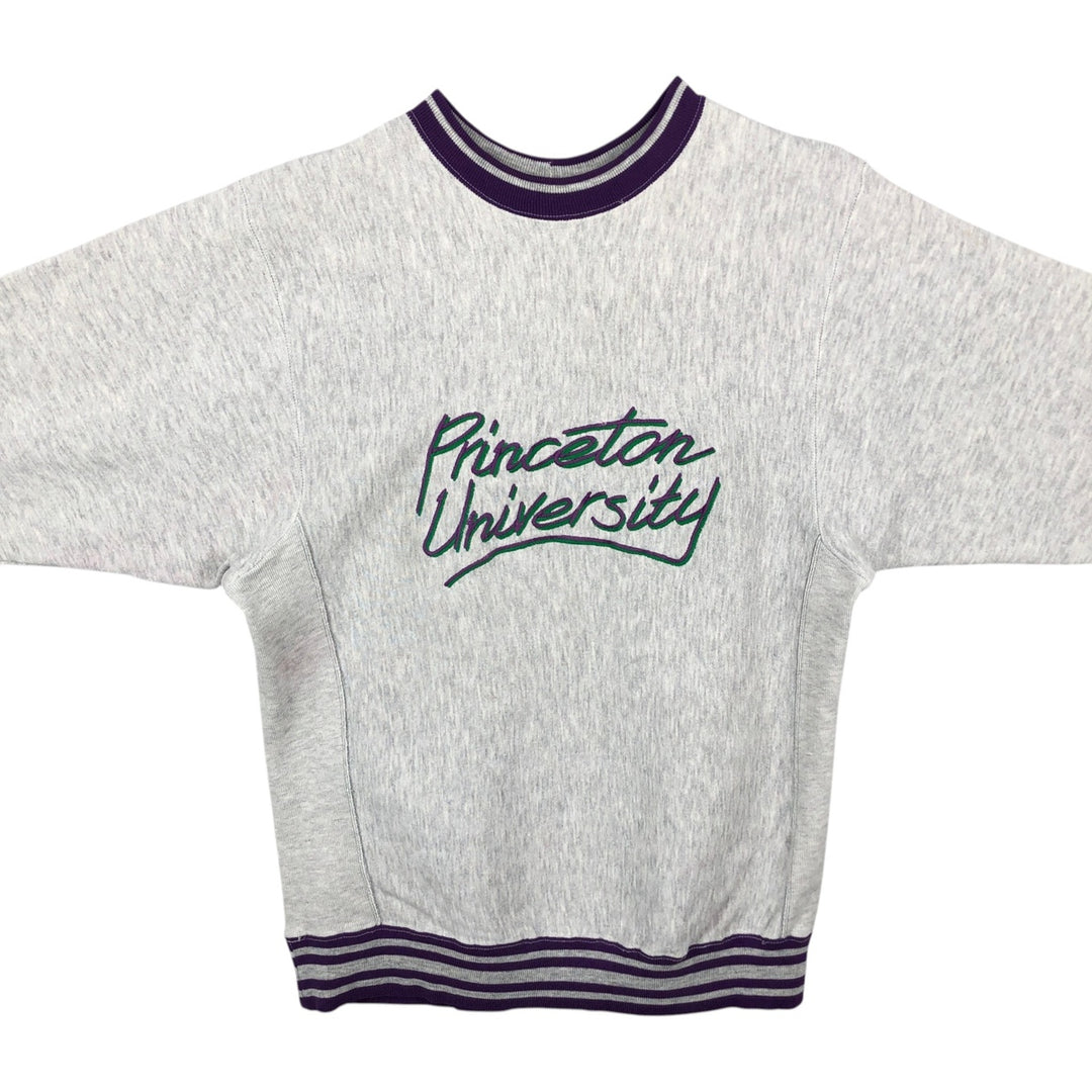 80s-90'S Kayzee College Sweatshirt, Made in USA, Men's Size M (Equivalent), Vintage cotton gray type Vintage Second Hand