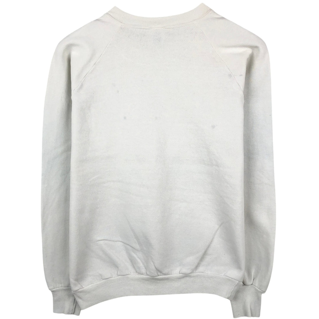 90'S Jerzees College Character Sweatshirt, Made in USA, Men's Size L (approx.), Vintage cotton white type Vintage Second Hand
