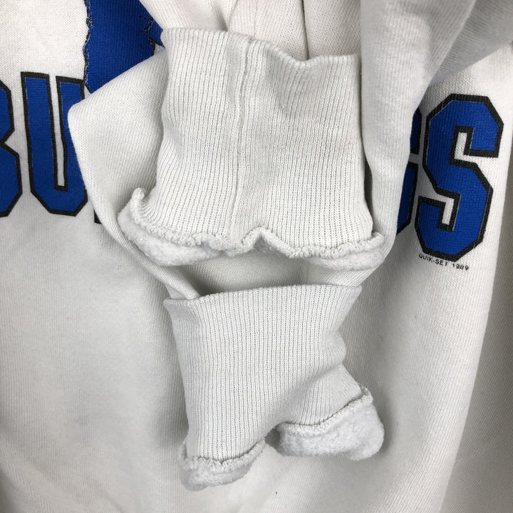 90'S Jerzees College Character Sweatshirt, Made in USA, Men's Size L (approx.), Vintage cotton white type Vintage Second Hand