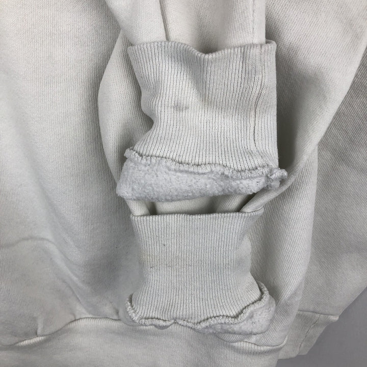 90'S Jerzees College Character Sweatshirt, Made in USA, Men's Size L (approx.), Vintage cotton white type Vintage Second Hand