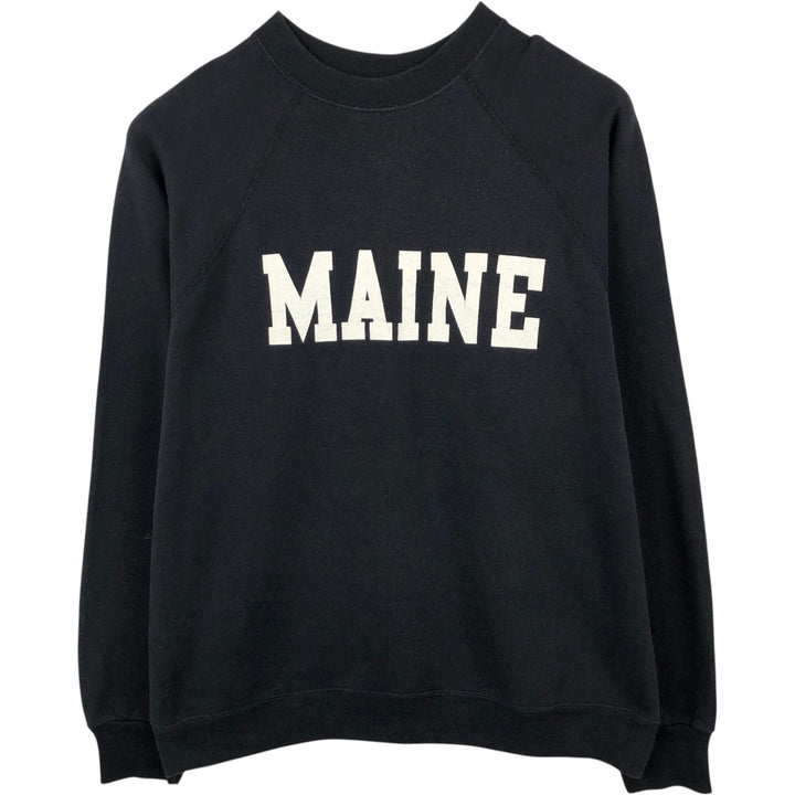 Vintage 90'S Tultex college sweatshirt, made in the USA, men's size XL cotton black type Vintage Second Hand