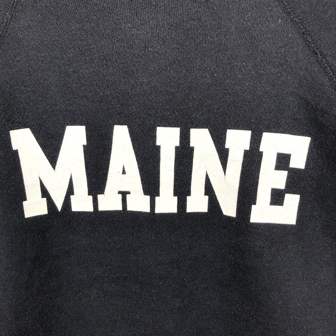 Vintage 90'S Tultex college sweatshirt, made in the USA, men's size XL cotton black type Vintage Second Hand