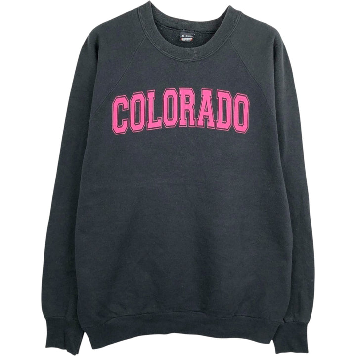 Vintage 90'S SCREEN STARS college sweatshirt, made in the USA, men's size XL cotton black type Vintage Second Hand